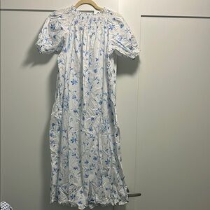 Hill House Caroline Blue Botanical Dress